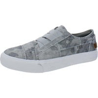 Marley Womens Comfort Insole Slip On Casual Shoes 7.5 Medium Gray Splatter Camo