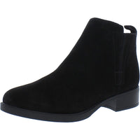Larime Womens Zipper Ankle Booties 5.5 Medium Black