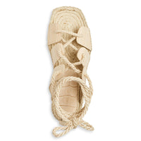 Lucy Womens Suede Ankle Tie Espadrilles