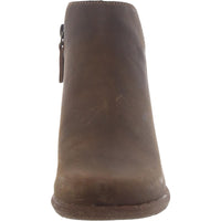 Wilrose Frost Womens Leather Zip Up Ankle Boots