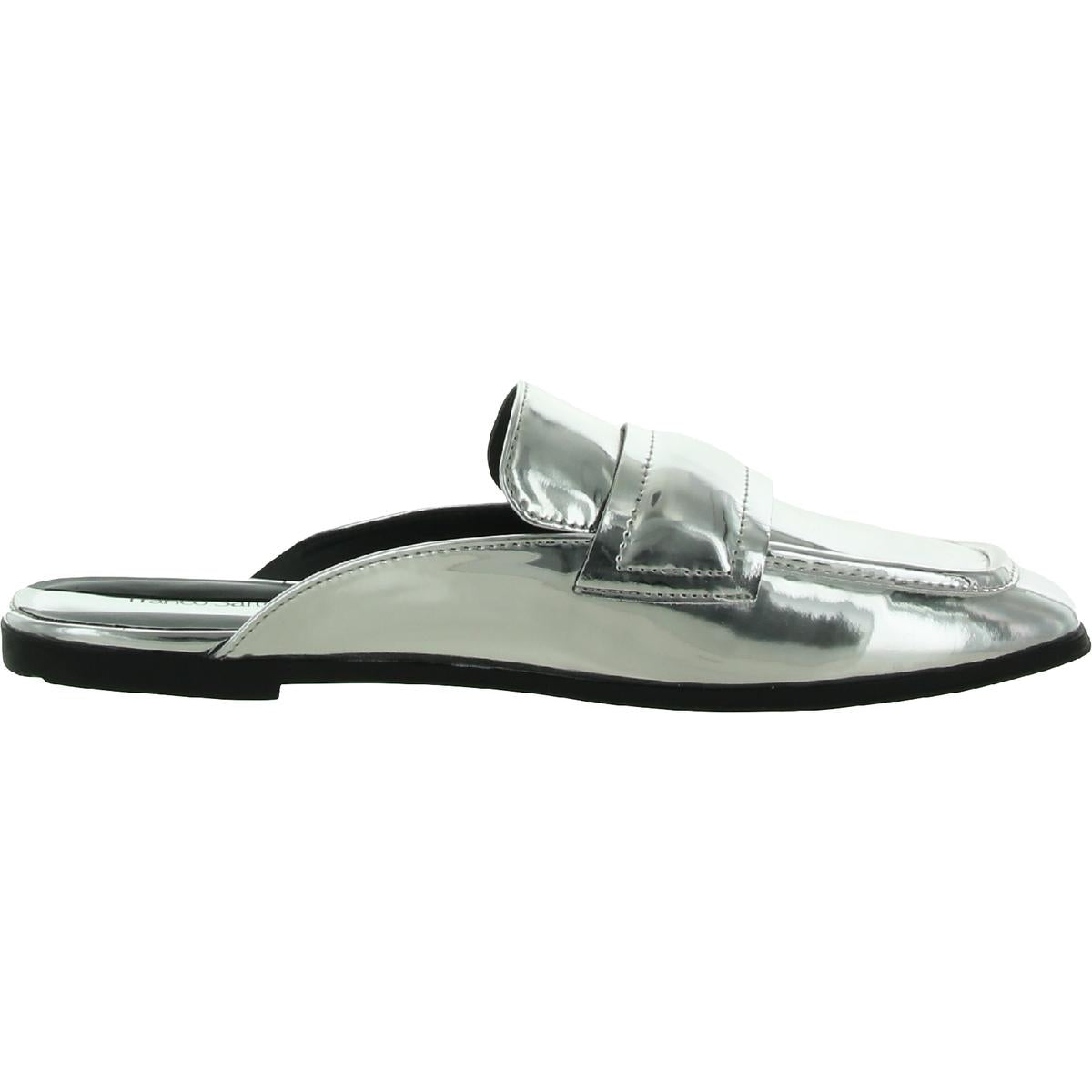 Duval Womens Padded Insole Faux Leather Mules