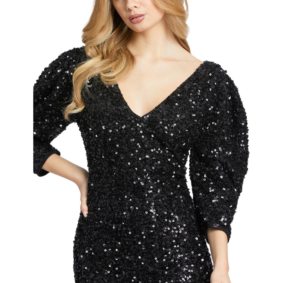 Womens Sequined Mini Cocktail and Party Dress3