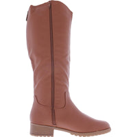 Graciee Womens Double Zipper Tall Knee-High Boots