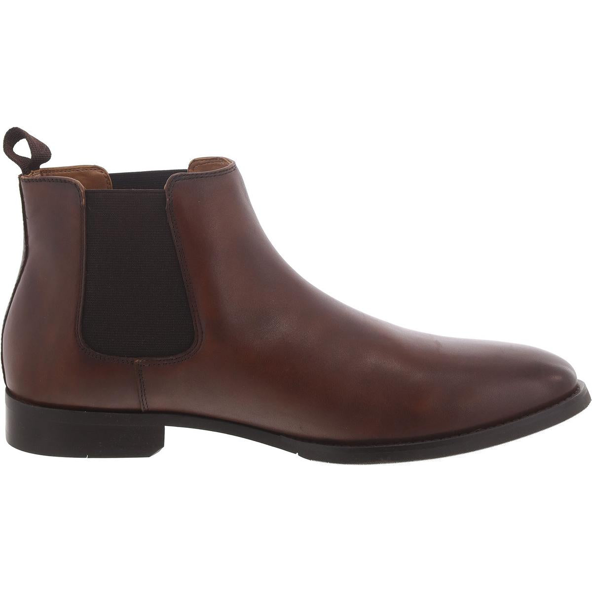 Agate Mens Leather Ankle Chelsea Boots