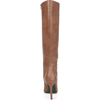 GLENDA Womens Square toe Retro Knee-High Boots
