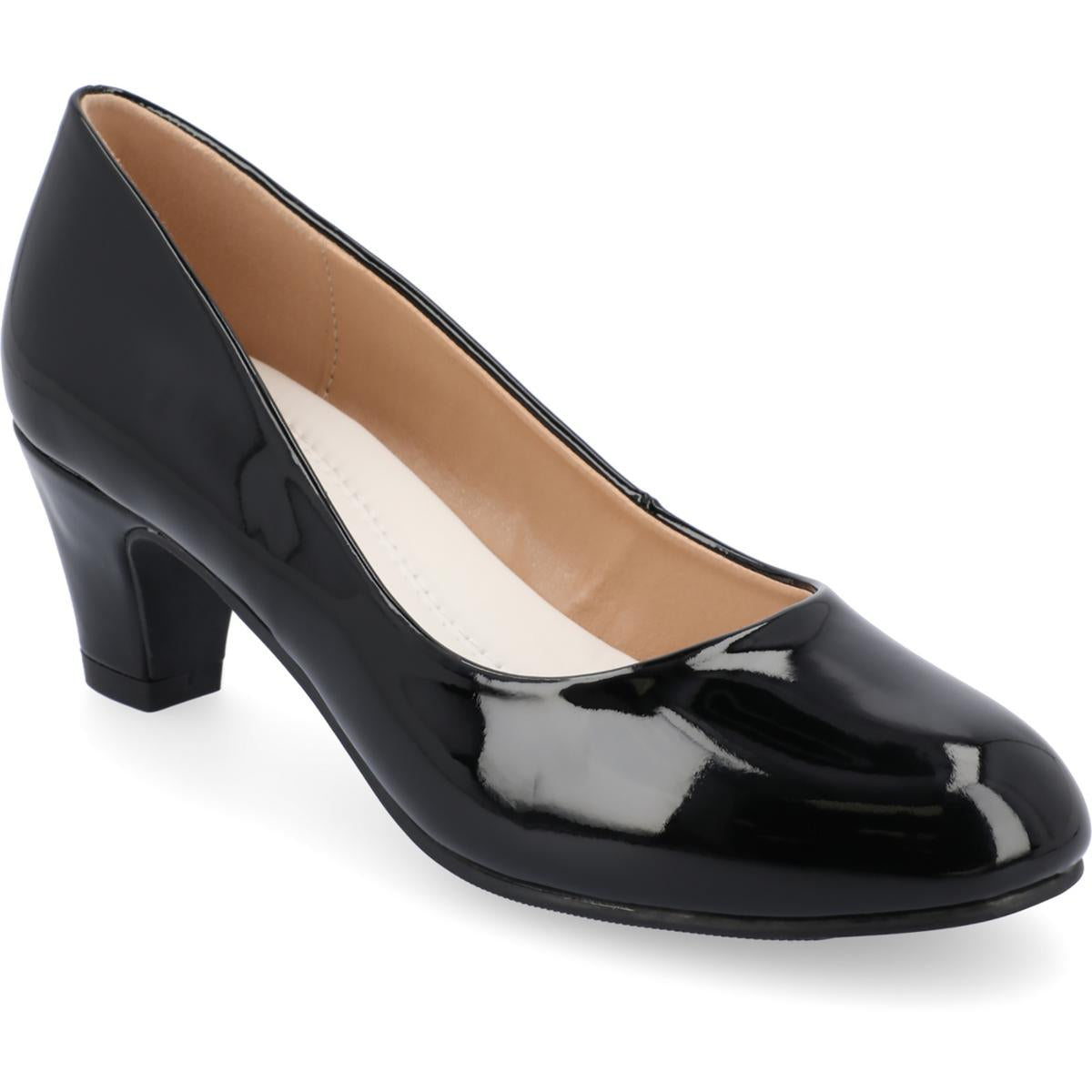 Luu Womens Cushioned Footbed Closed Toe Dress Heels