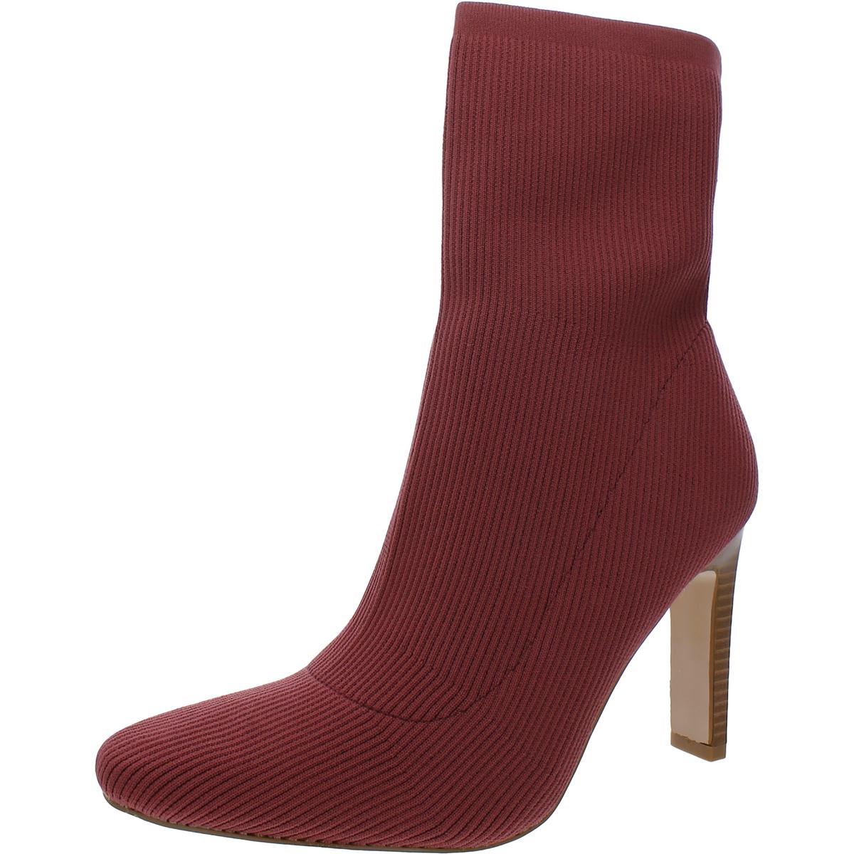 Elissa Womens Comfort Insole Knit Ankle Boots Clay