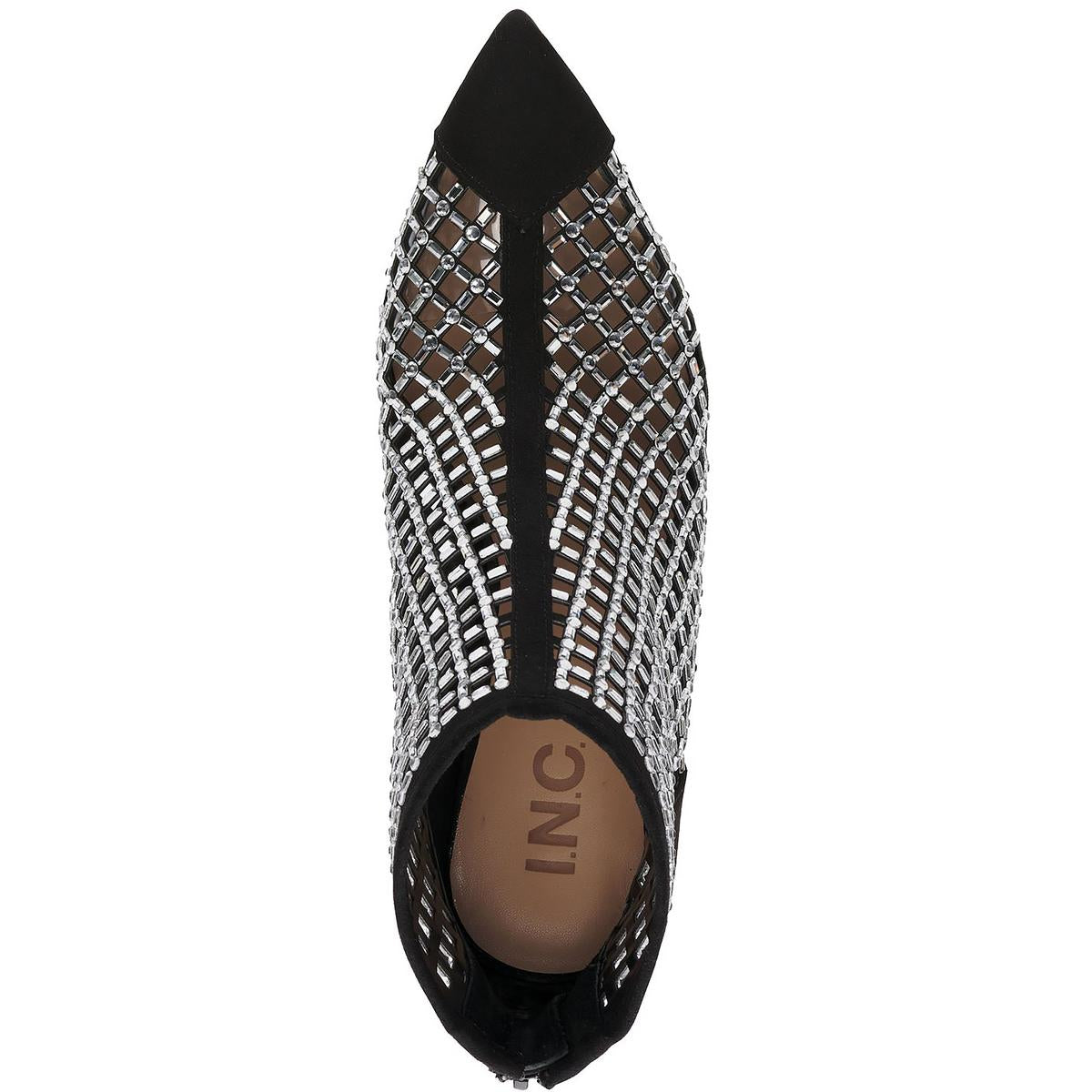 Senalda Womens Rhinestone Ankle Boots