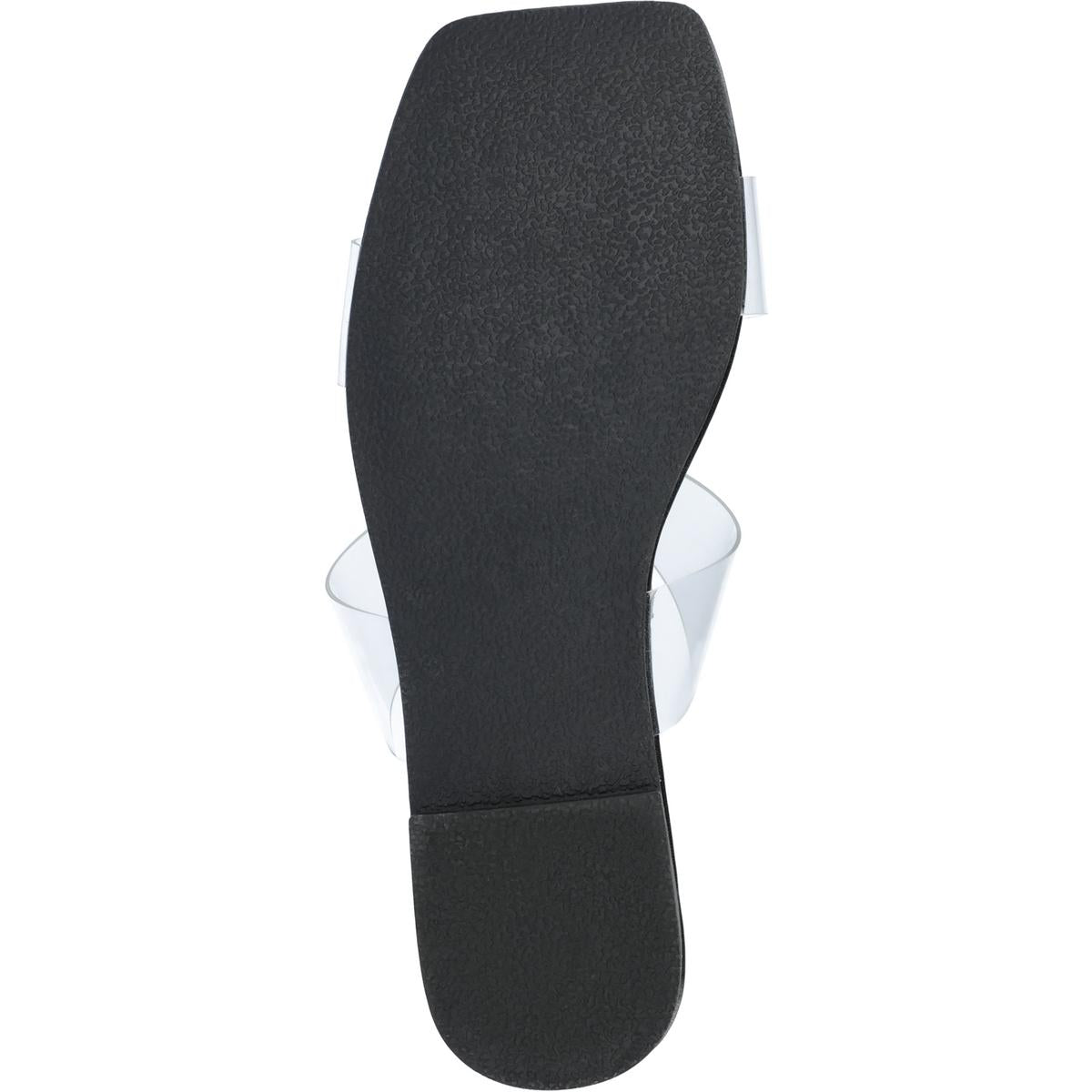 Womens Padded Insole Man Made Slide Sandals
