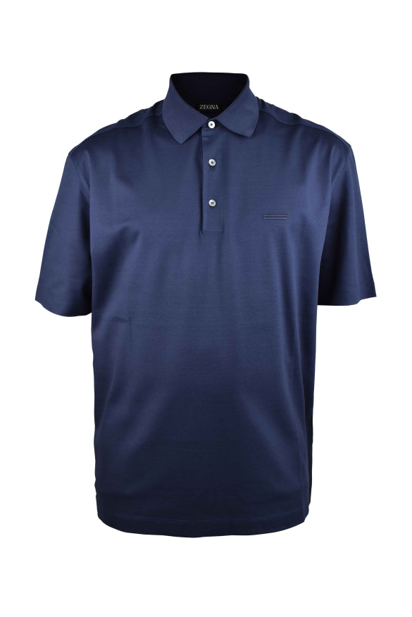 Zegna Men Pique Polo Shirt