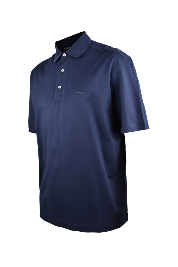 Zegna Men Pique Polo Shirt
