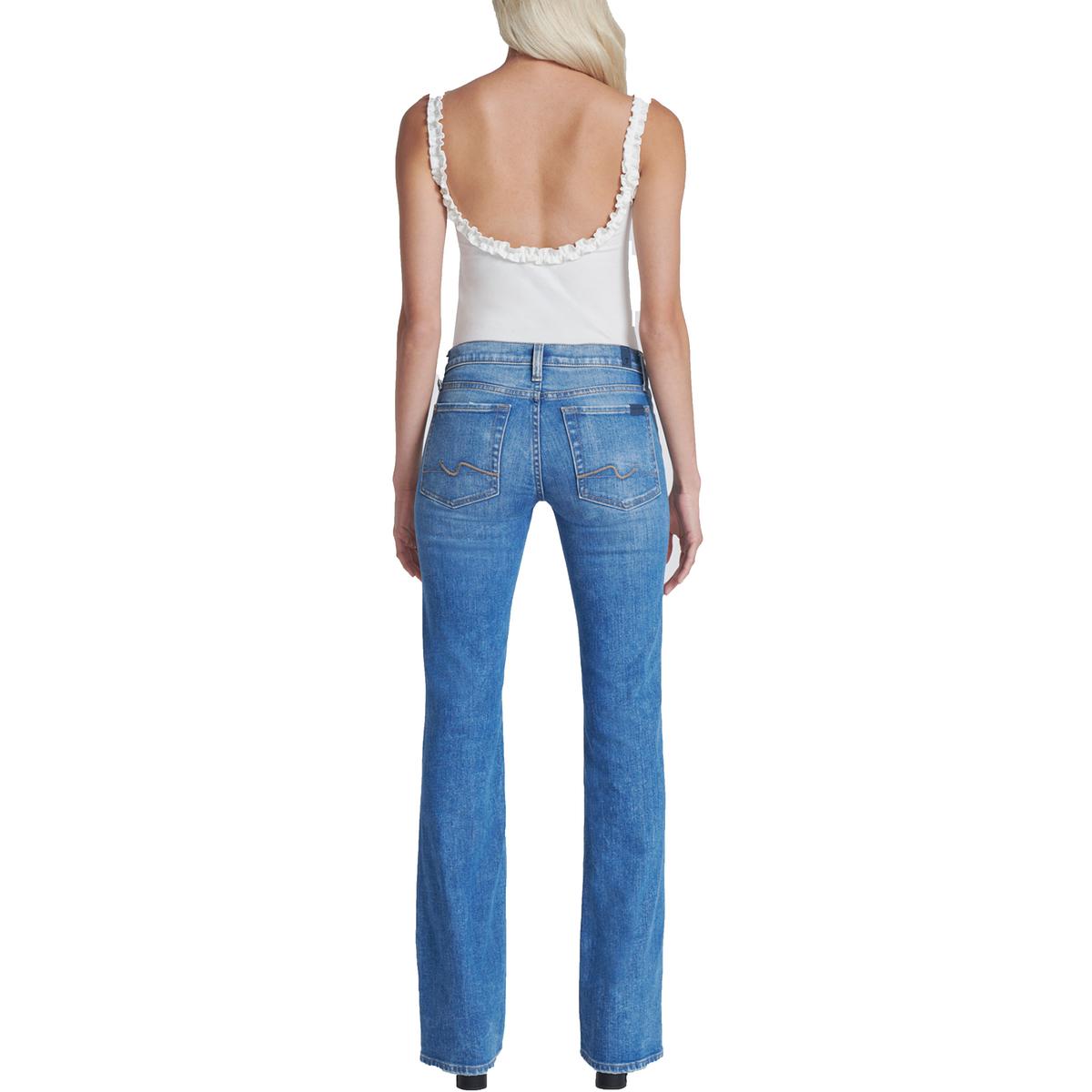 Original Womens Distressed Denim Bootcut Jeans