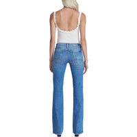 Original Womens Distressed Denim Bootcut Jeans