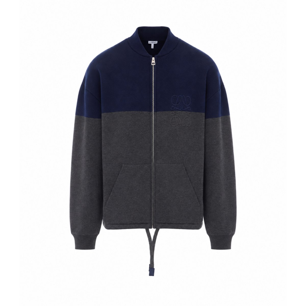 Loewe Men Zip Up Anagram Cardigan