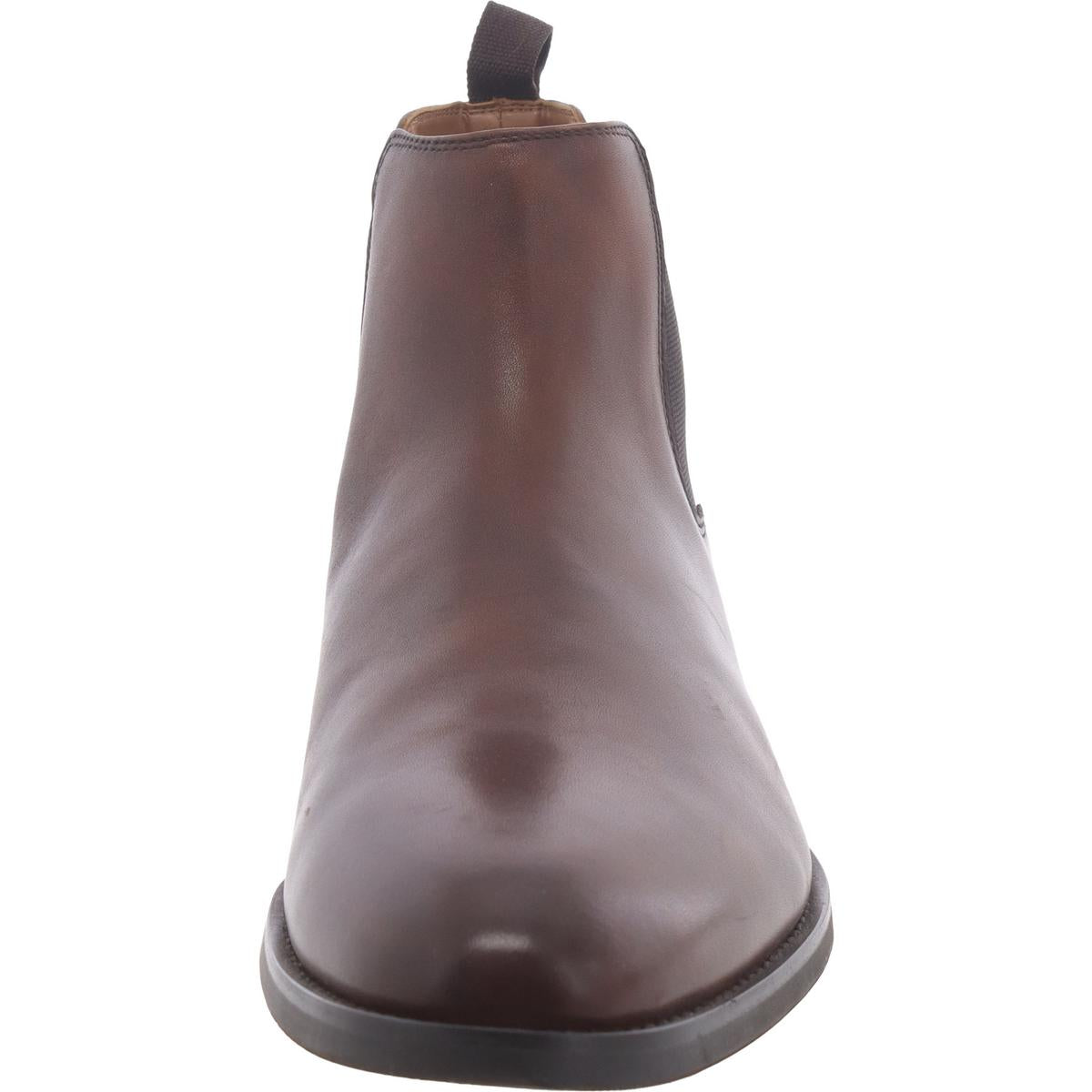 Agate Mens Leather Ankle Chelsea Boots