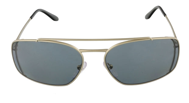 Prada Silver Rectangular PR 64VS  1BK5Z1 Sunglasses