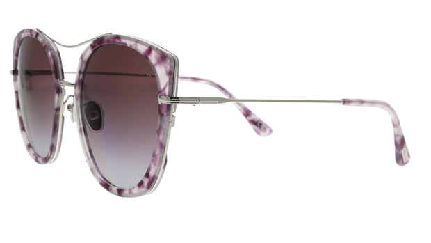 Tom Ford Purple Round FT0760-F 56T Sunglasses