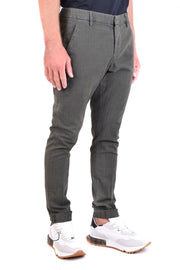 DONDUP Trousers Color: Multicolor Material: 78% cotton 21% lyocell 1% elastan