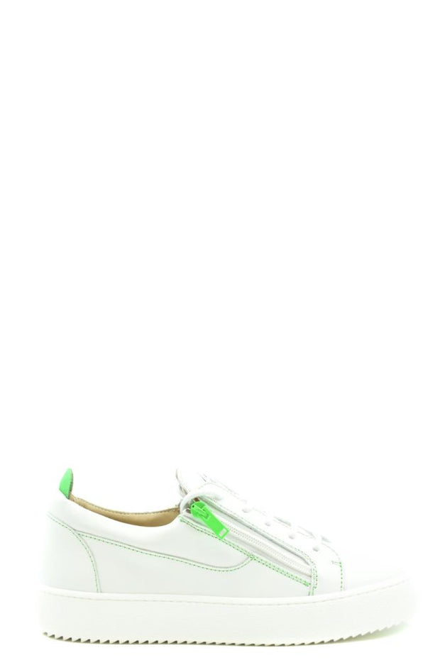 Giuseppe Zanotti Sneakers Color: White Material: 100% leather