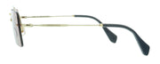 Miu Miu Pale Gold Rectangle 0MU 59TS ZVN9G1 Sunglasses