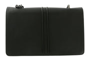 Pierre Cardin Black Leather Medium Structured Shoulder Bag