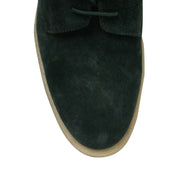 COMMON PROJECTS Green Suede 'Cadet' Derby Low-Top Shoes