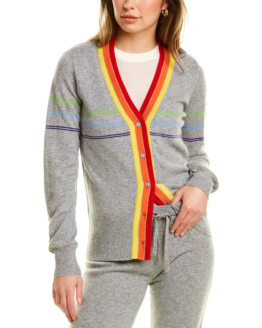 Mt Bella Fitted Rainbow Cardigan