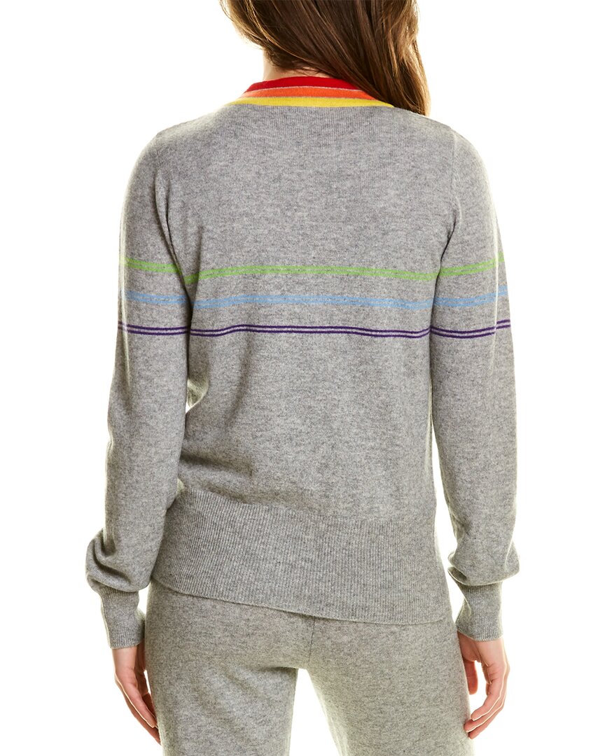 Mt Bella Fitted Rainbow Cardigan
