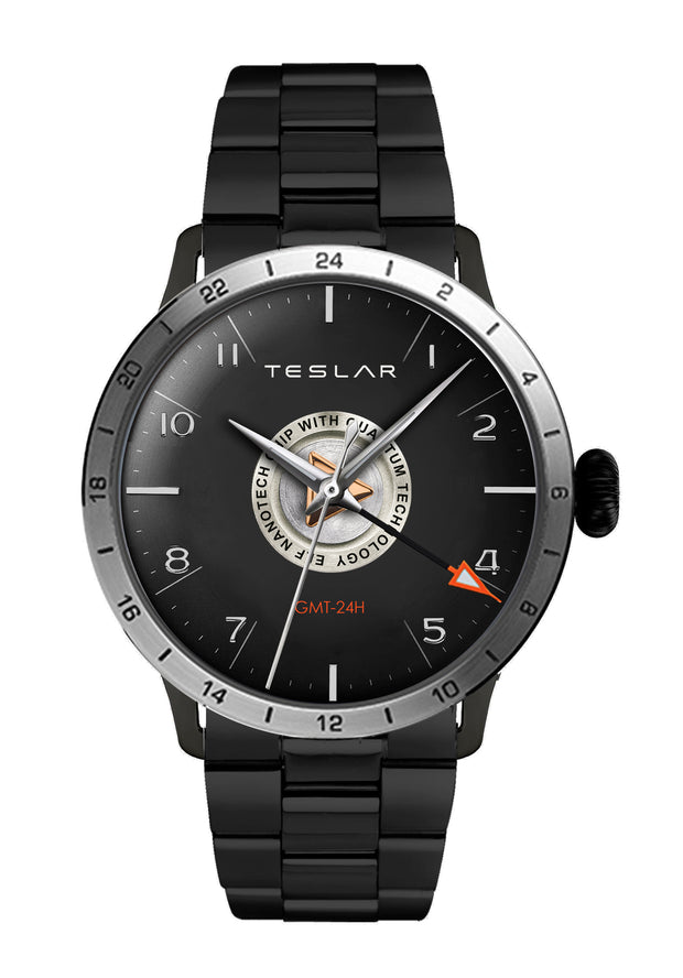 Teslar Men's TW-022 Re-Balance T-7 44mm Quartz GMT Watch