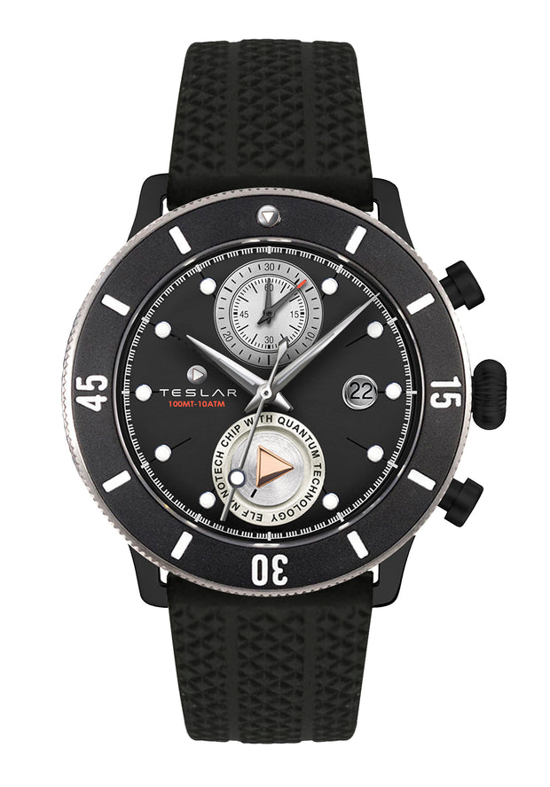 Teslar Men's TW-038 Re-Balance T-10 44mm Quartz Chronograph Watch