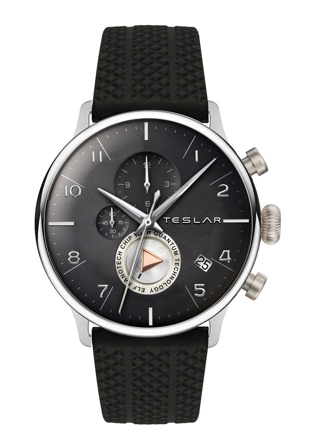 Teslar Men's TW-023 Re-Balance T-8 44mm Quartz Chronograph Watch