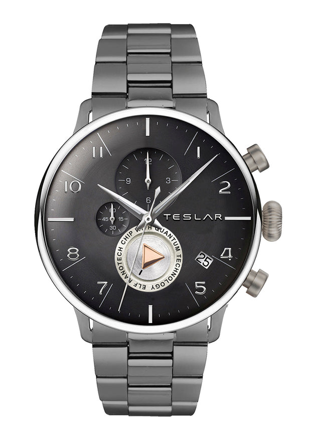 Teslar Men's TW-024 Re-Balance T-8 44mm Quartz Chronograph Watch