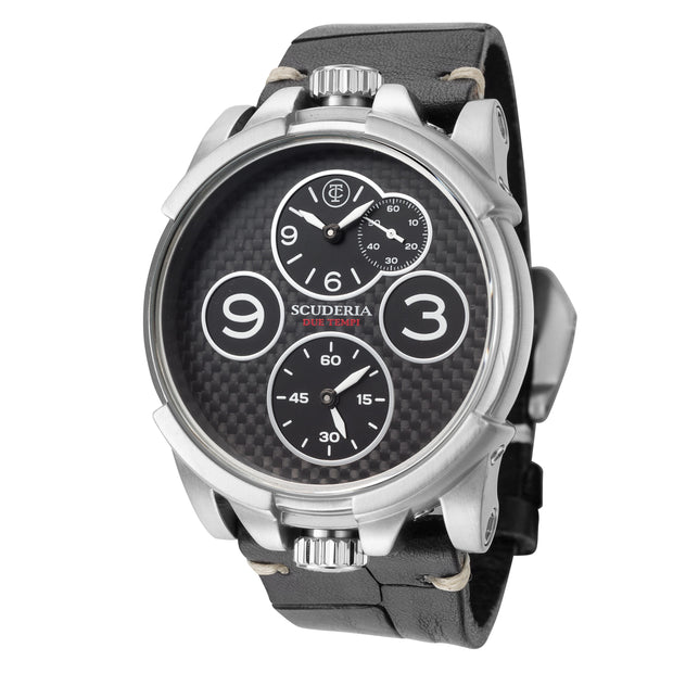 CT Scuderia Men's CT-272-P Due Tempi 44mm Quartz Dual Time Watch