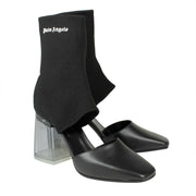 PALM ANGELS Black Sock Ankle Boots