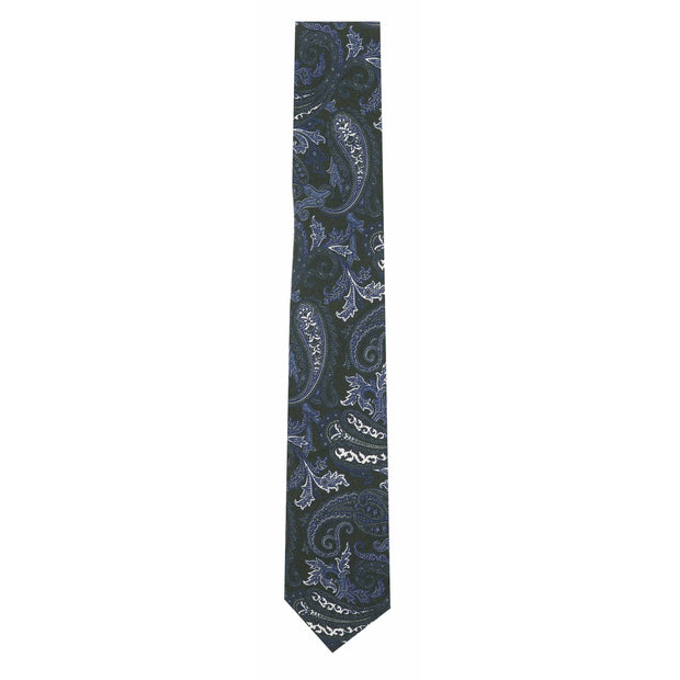 Men's Silk and Wool Paisley Necktie Apparel