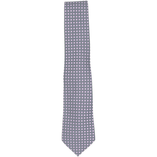 Men's Windowpane Checkered Necktie Apparel
