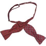 Men's Silk Double Sided Paisley and Floral Bow Tie Apparel