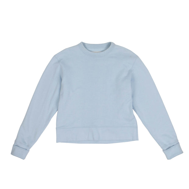 A_PLAN_APPLICATION Blue Pullover Crewneck Sweatshirt