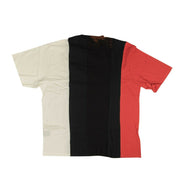 424 ON FAIRFAX Black & Multi Reworked Short Sleeve T-Shirt