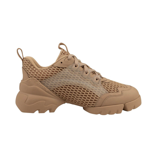 DIOR Nude Mesh D-Connect Lace Up Sneakers