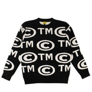 CHINATOWN MARKET Black Knit Trade Mark Sweater