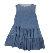 MM6 MAISON MARGIELA Blue Denim Sleeveless Dress