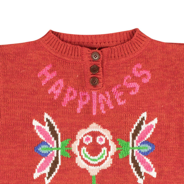 SURVIVAL OF THE FASHIONEST Cherry Red Muhu Cycle Sweater