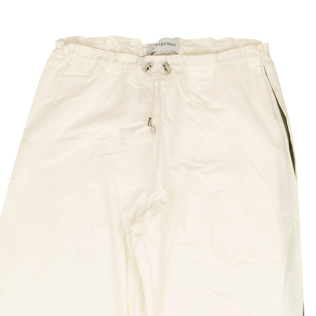 SIMON LEXTRAIT White & Green Paesina Leasure Trousers