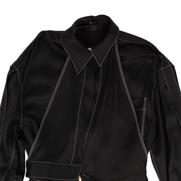 PROENZA SCHOULER Black Oversized Button Down Shirt