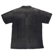 JOHN ELLIOTT Black Petrol Short Sleeve Button Down Shirt
