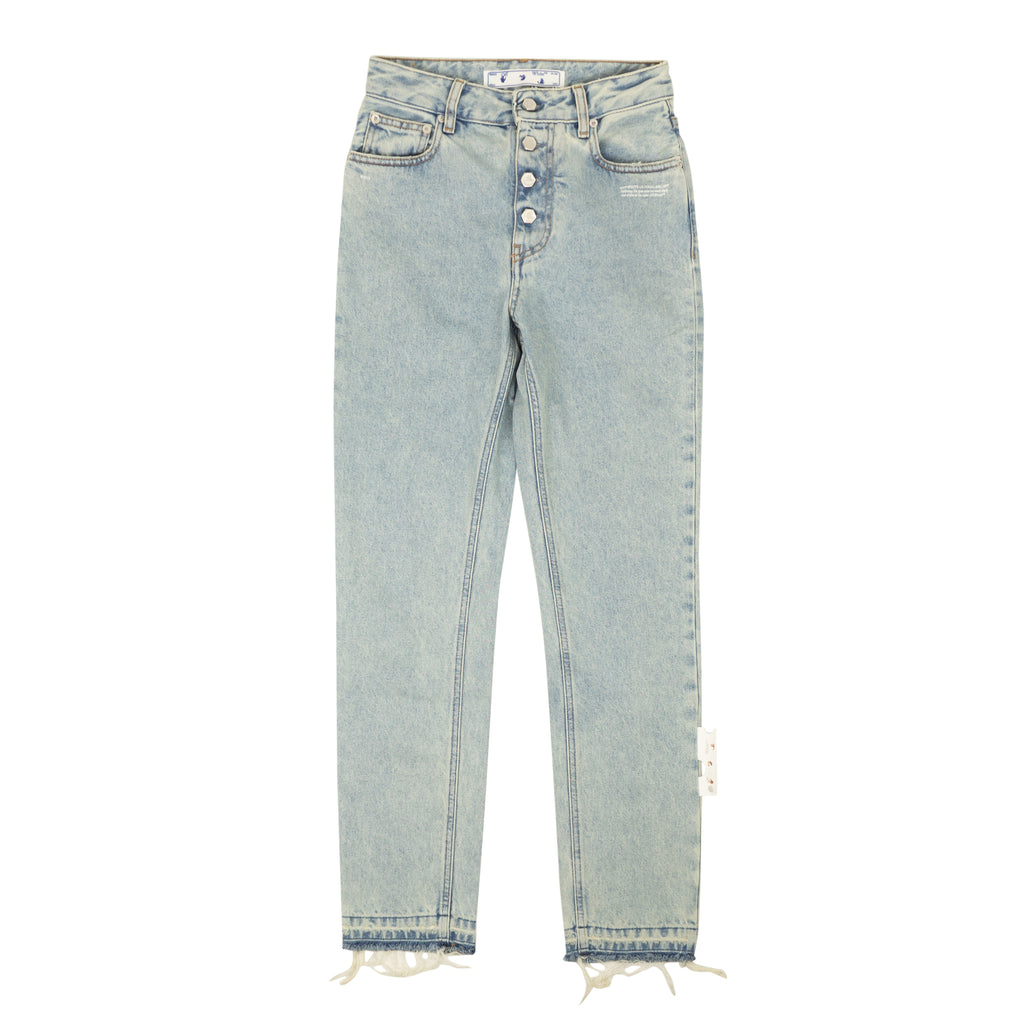 OFF-WHITE C/O VIRGIL ABLOH Light Blue Riserva Straight Jeans – Bluefly