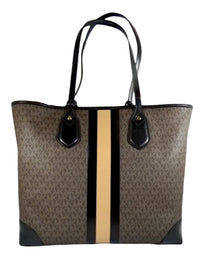 Michael Kors Eva MK Signature PVC Nylon Large tote with Pouch2