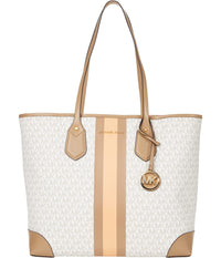 Michael Kors Eva MK Signature PVC Nylon Large tote with Pouch6