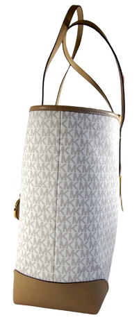 Michael Kors Eva MK Signature PVC Nylon Large tote with Pouch9